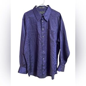 URBAN ARROW Men's Purple Dress Shirt